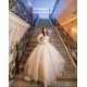 Off Shoulder Vestidos De 15 Anos Champagne Quince Dress Lace Appliques Sweetheart Neck Birthday Party Dress With Bow